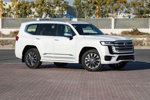 Toyota Land Cruiser 2024 TOYOTA LAND CRUISER VXR 3.3 - PRECIOUS WHITE PEARL inside RED | Export Only