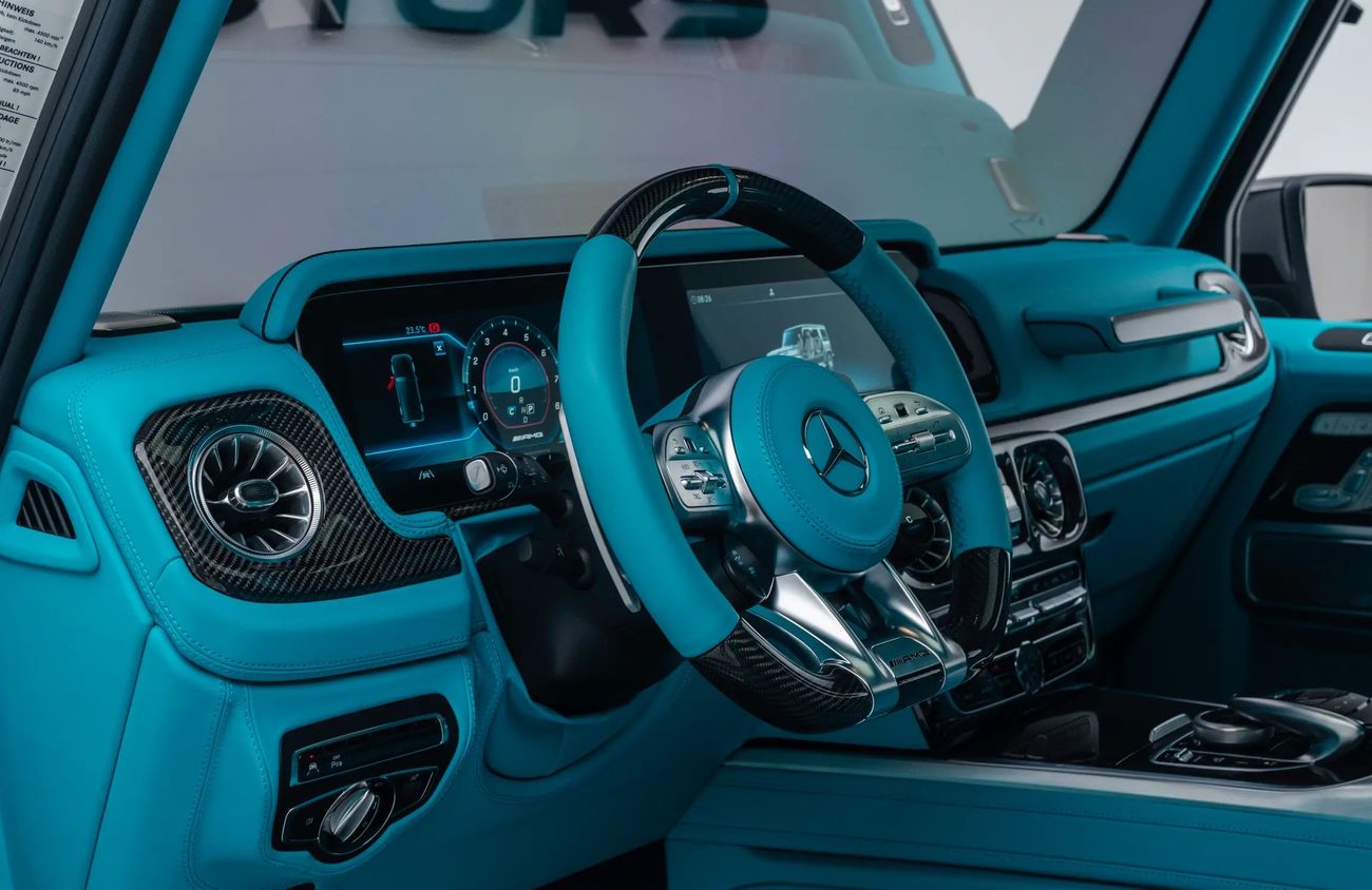 Mercedes-Benz G 63 AMG 4X4² 4.0L V8 Bi-Turbo Engine