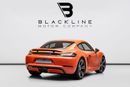 Porsche 718 Cayman S 2.5L A/T 2018 Porsche Cayman S, Porsche Warranty, Full Service History, Lava Orange, Low KMs, GCC