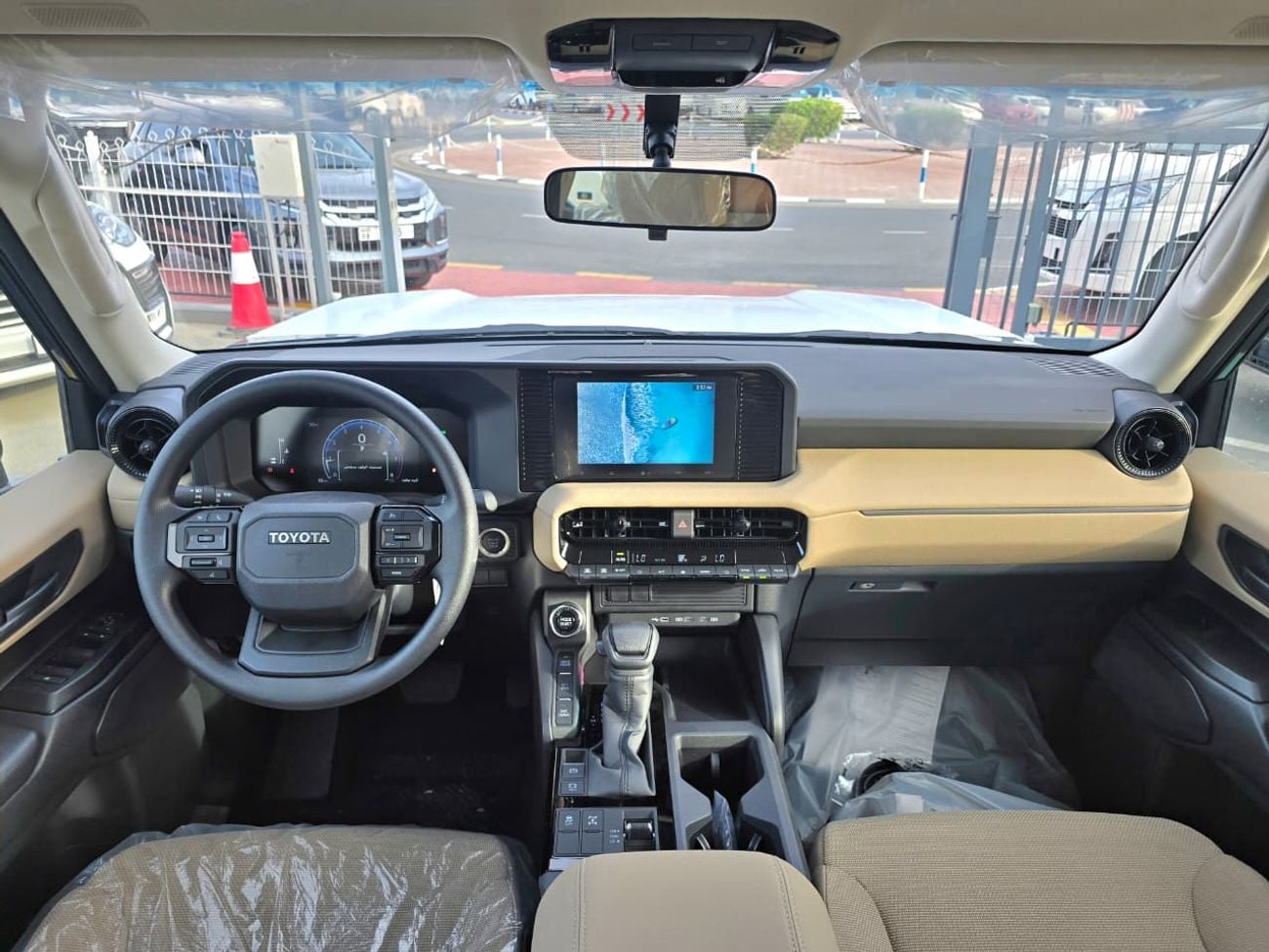 تويوتا برادو Toyota land Cruiser prado  MID 2.4l petrol Turbo A/T SUV 4WD  grey color 2026 model