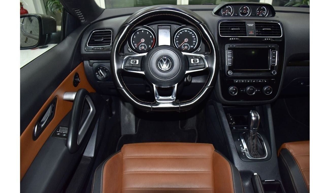 Volkswagen Scirocco EXCELLENT DEAL for our Volkswagen Scirocco 2.0 TSi ( 2016 Model ) in Brown Color GCC Specs