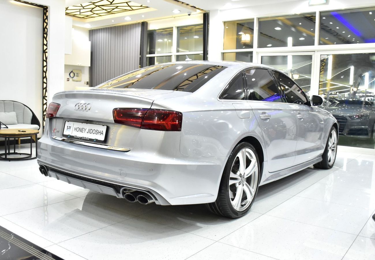 Audi S6 S-Line EXCELLENT DEAL for our Audi S6 V8T ( 2016 Model ) in Silver Color GCC Specs