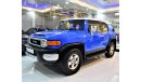 Toyota FJ Cruiser ORIGINAL PAINT ( صبغ وكاله ) Toyota FJ Cruiser 2008 Model!! in Blue Color! GCC Specs