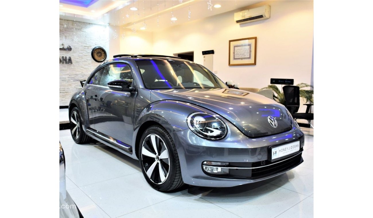 Volkswagen Beetle ONE LASTING LEGACY! ( 74,000 KM ) Volkswagen Beetle TURBO 2015 Model Grey Color GCC Specs!