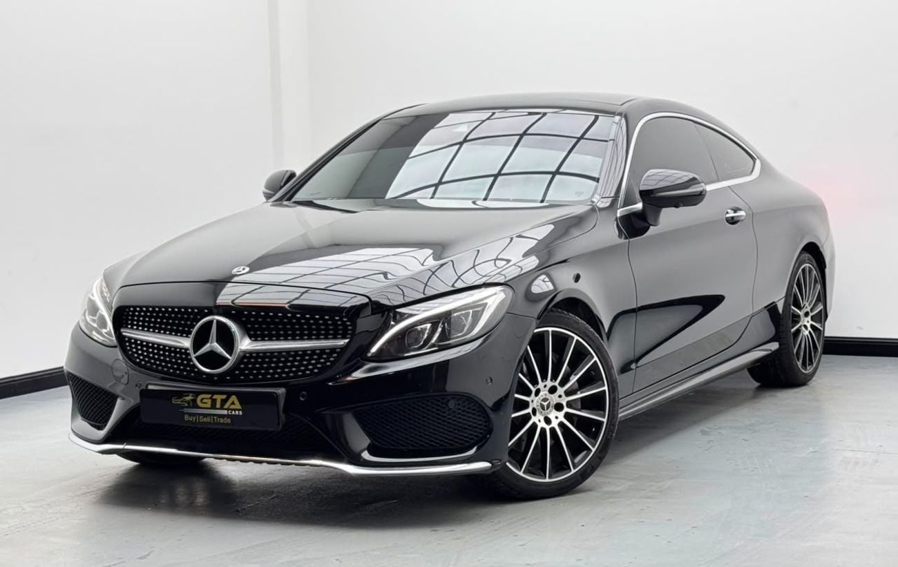 Mercedes Benz C300 STD 2017 Mercedes-Benz C300 Coupe, Mercedes Service History, Excellent Condition, GCC
