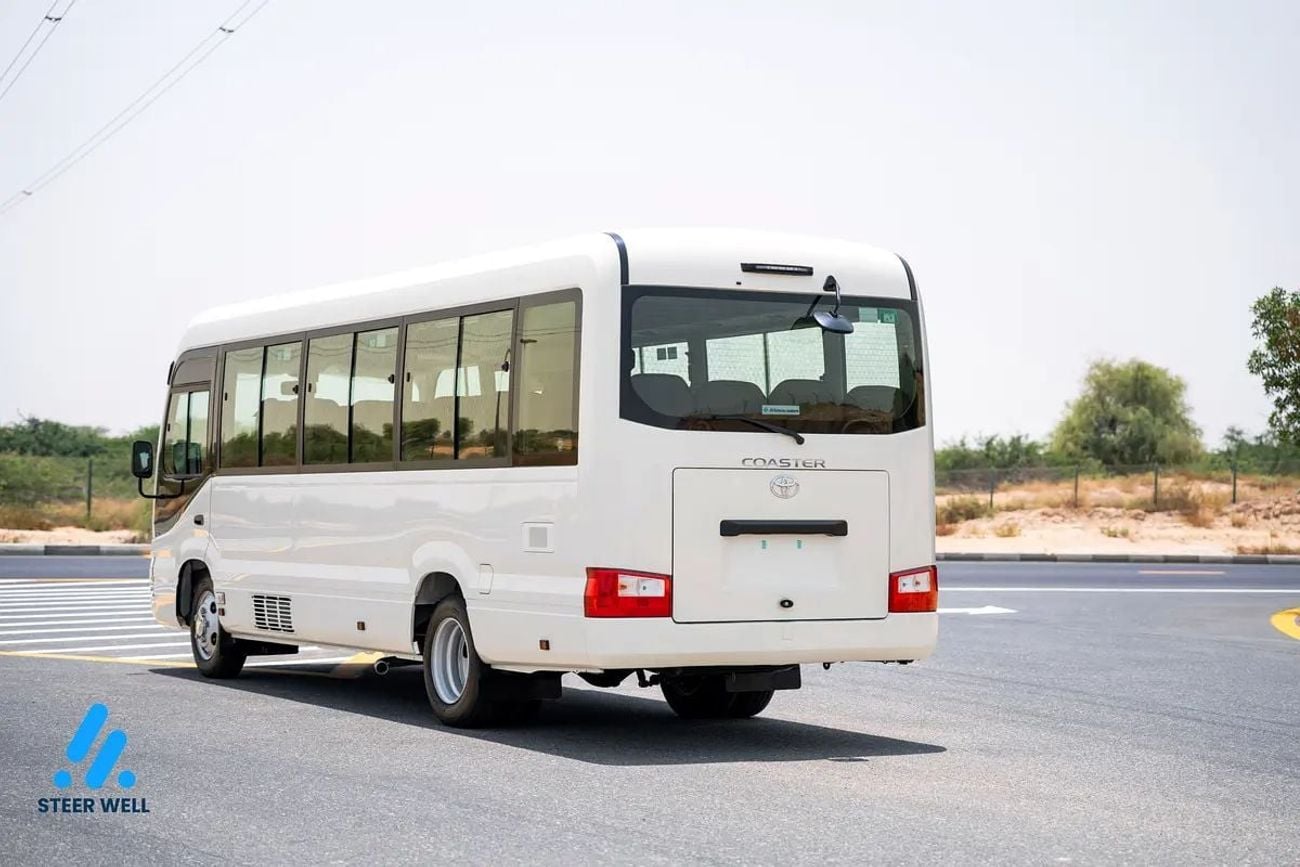 Toyota Coaster BUS 2025 | 23-Seater Bus 4.0L Diesel RWD GCC Specs Full Option White | Contact Now