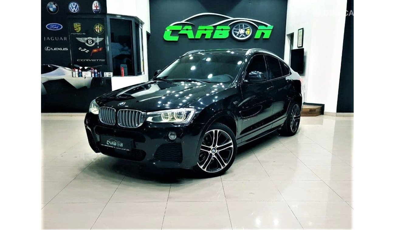 بي أم دبليو X4 BMW X4 2017 GCC CAR IN PERFECT CONDITION IN ORIGINAL PAINT STILL UNDER DEALER WARRANTY