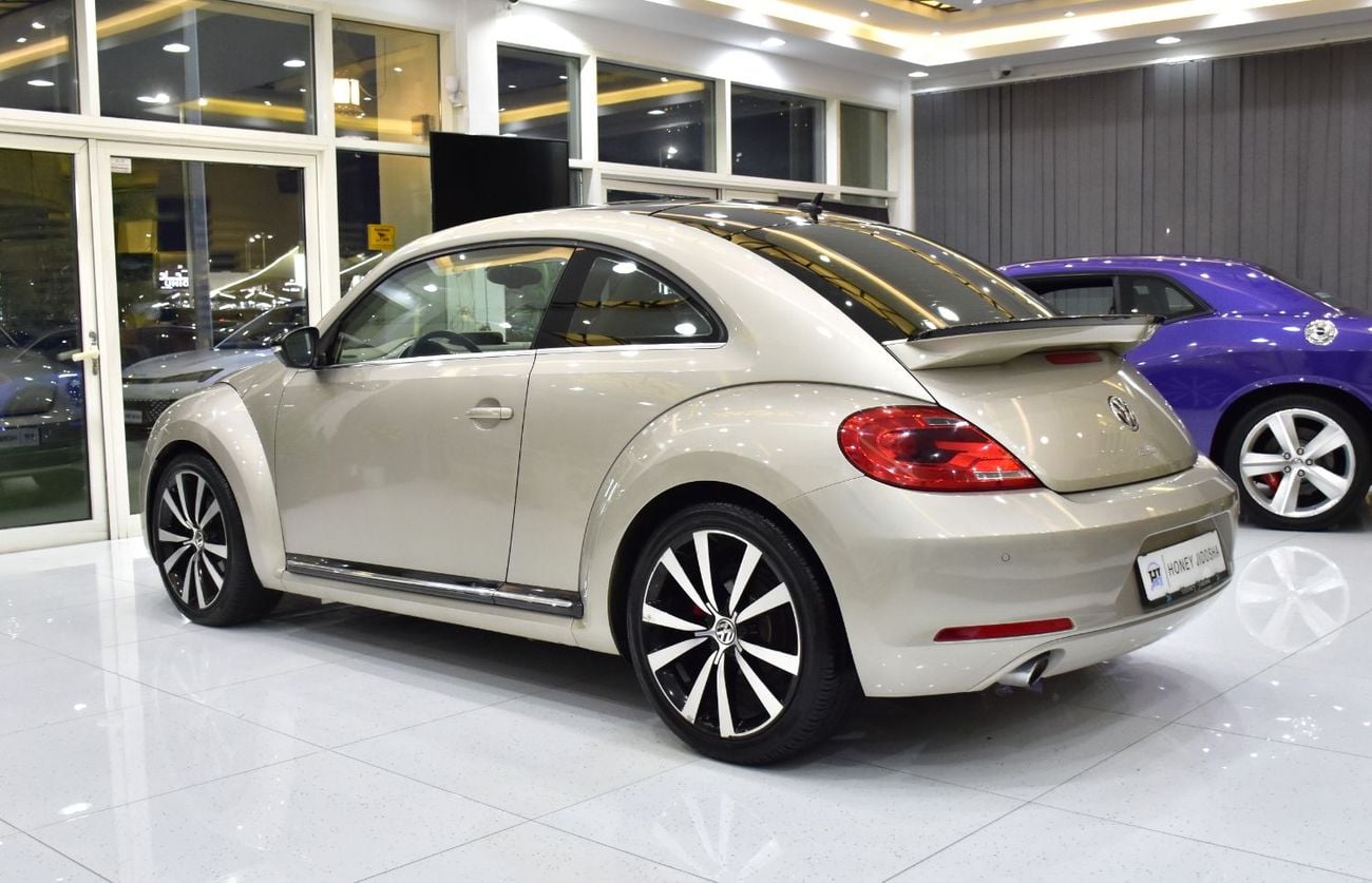 Volkswagen Beetle EXCELLENT DEAL for our Volkswagen Beetle Turbo ( 2016 Model ) in Beige Color GCC Specs