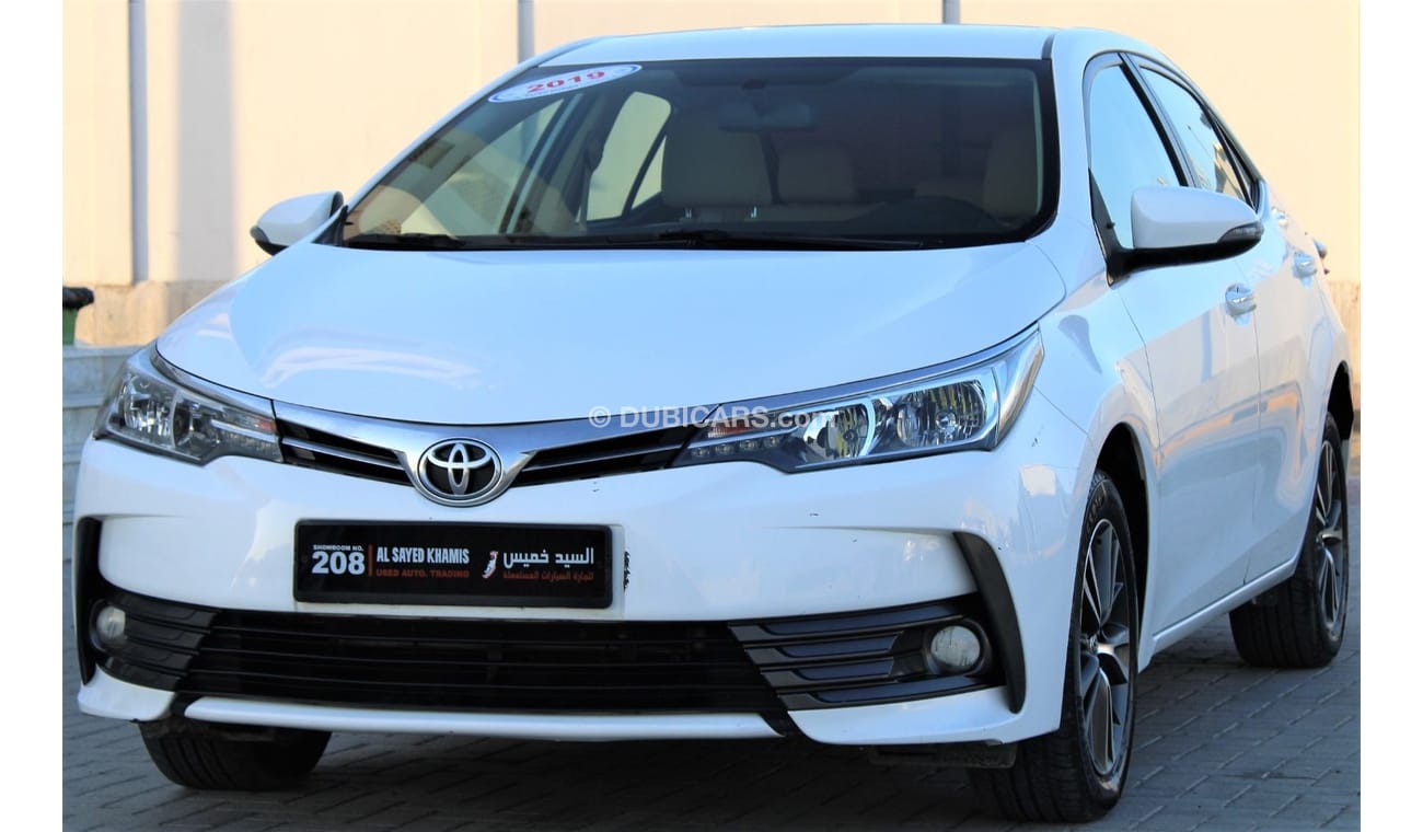 تويوتا كورولا تويوتا كورولا 2019 خليجي رقم 1 فل أوبشن بحالة ممتازة بدون صبغ بدون حوادث نظيفه جدا من الداخل والخارج