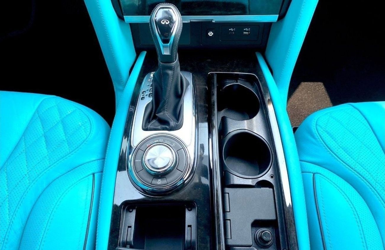 إنفينيتي QX80 GCC 2019 Nardo Grey Unique Interior Design by MBS