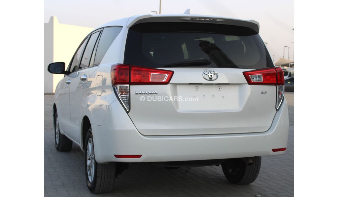 Toyota Innova toyota innova 2019 white GCC  2.7 excellent condtion without accident