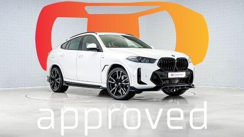 BMW X6 40i M Sport 3.0L xDrive40i | AED 5,713 PM | Warranty - Service 2028 | GCC