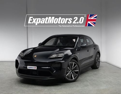 Porsche Macan 4 BEV Unlimited Kms Warranty • Low Mileage • GCC Spec