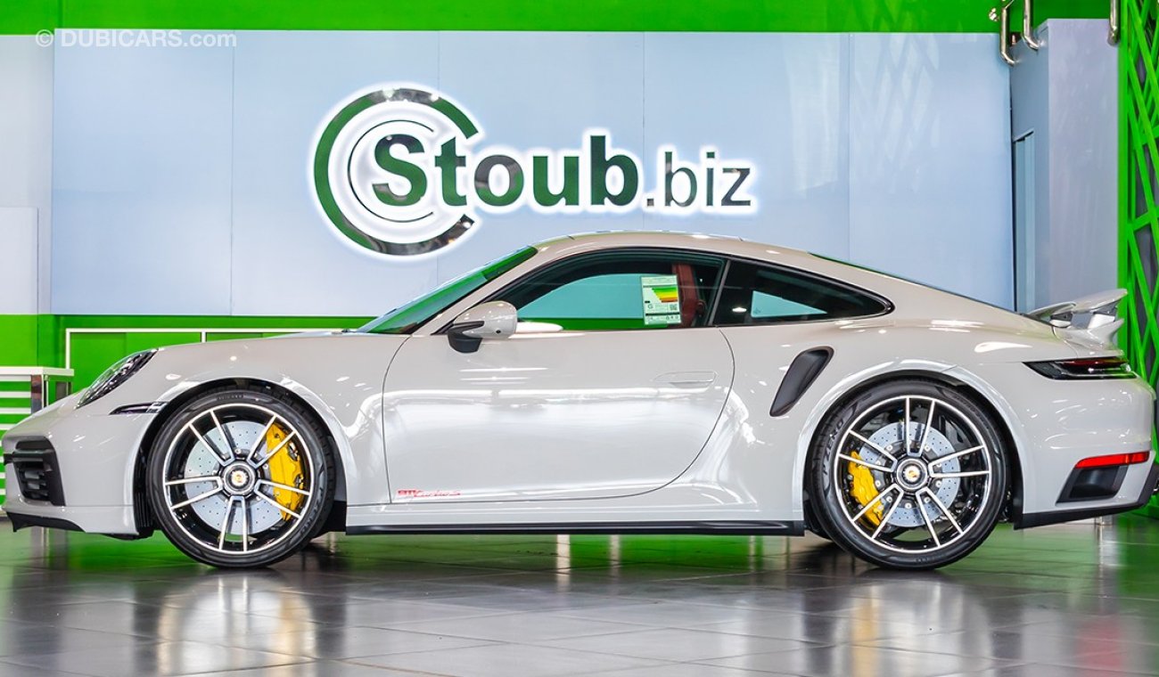 Porsche 911 Turbo S IN CRAYON WITH 2 YEARS WARRANTY | GCC SPEC | BRAND NEW |