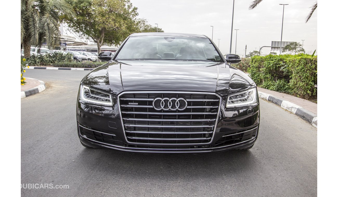 Audi A8 AUDI A8L 50 TFSI V6 - 2016 - ZERO DOWN PAYMENT - 2595 AED/MONTHLY - AL NABOODSH FSH