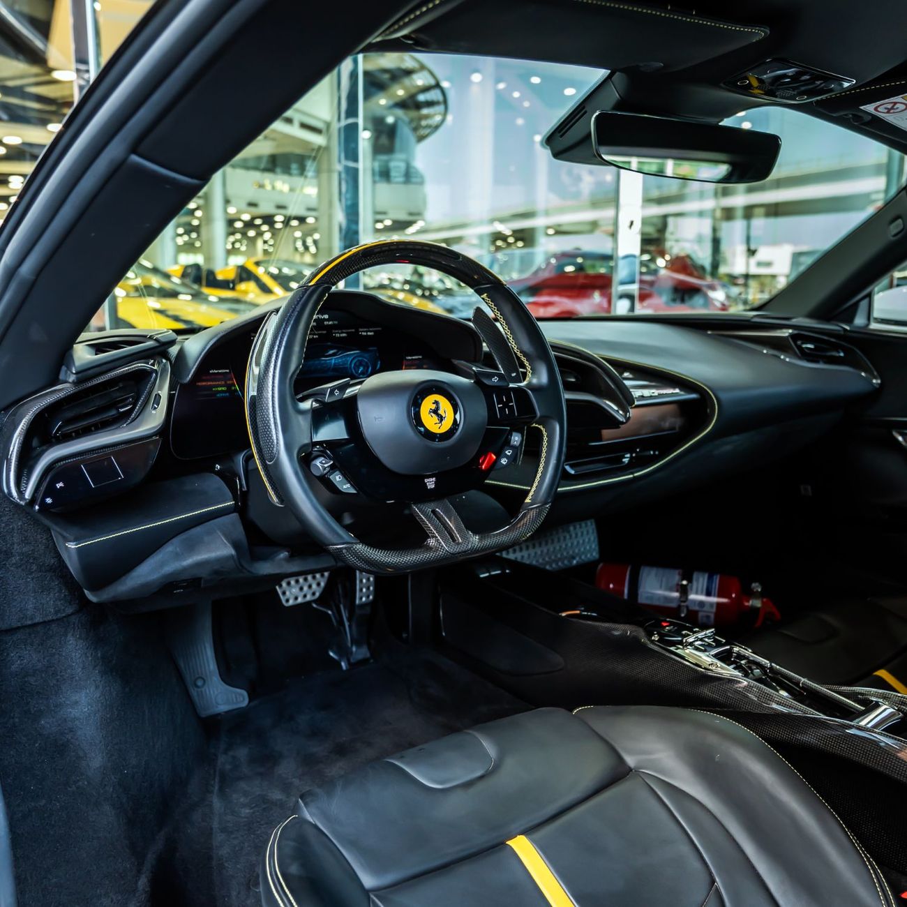 فيراري SF90 ستراديل 2022 FERRARI SF90 ASSETO FIORANO ( NOVITEC BODY KIT ) DONE ONLY 5000KM GCC WITH WARRANTY