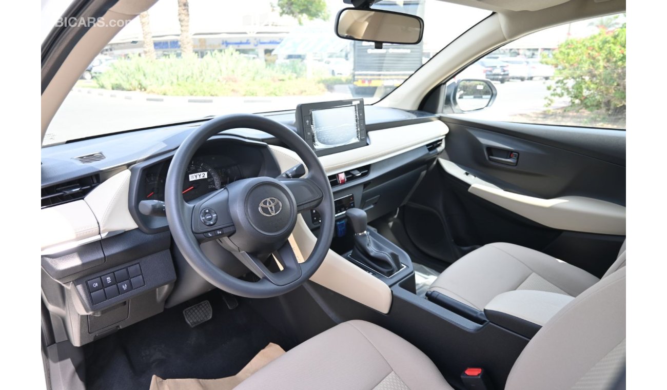 Toyota Yaris Toyota Yaris 1.5L 2023 Model White, LED Headlamps, Infotainment Screen , Auto Climate AC, Rear Parki