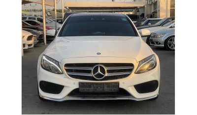 Mercedes-Benz C 300 Luxury 2015 model, Gulf, agency dye, first owner, 4 cylinders, automatic transmission, odometer 1310