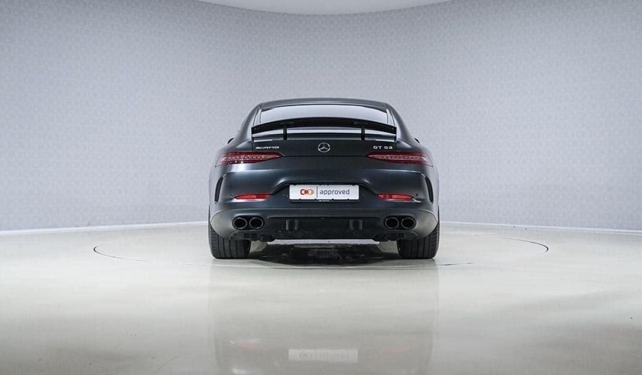 مرسيدس بنز ايه ام جي جي تي 53 AED 6,731 P/M - 2 YEARS WARRANTY - AMG GT 4-DOOR - GT53 4MATIC+