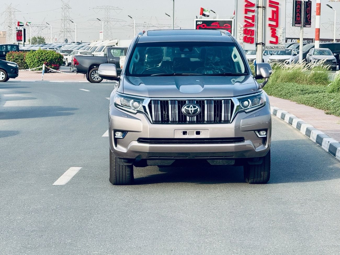 تويوتا برادو Toyota Prado RHD Diesel year 2019 automatic brown colour