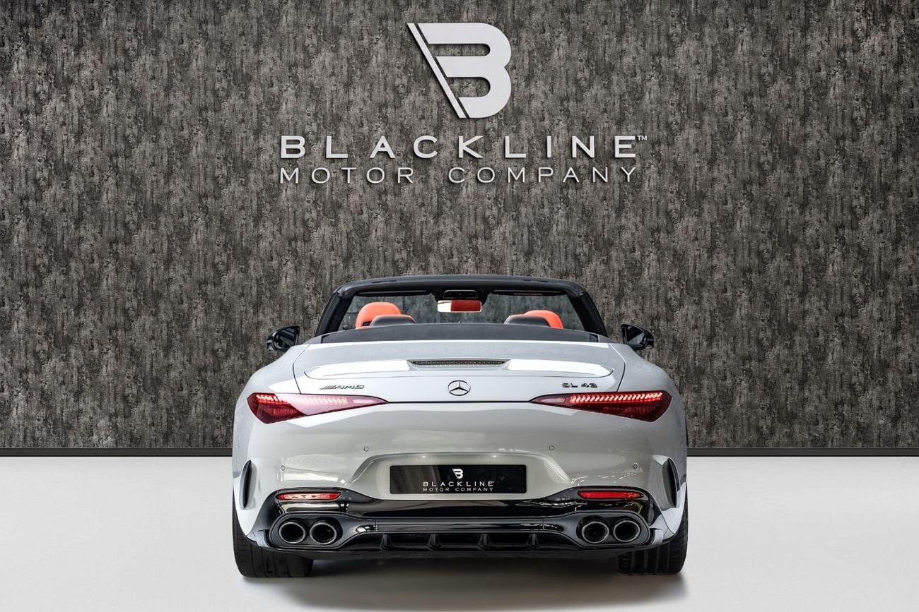 مرسيدس بنز SL 43 AMG رودستر اشترِ الآن، وادفع في عام ٢٠٢٧ | معيار بلاك لاين | ضمان مرسيدس ٢٠٣٠ + عقد خدمة، دول مجلس التعاون الخل