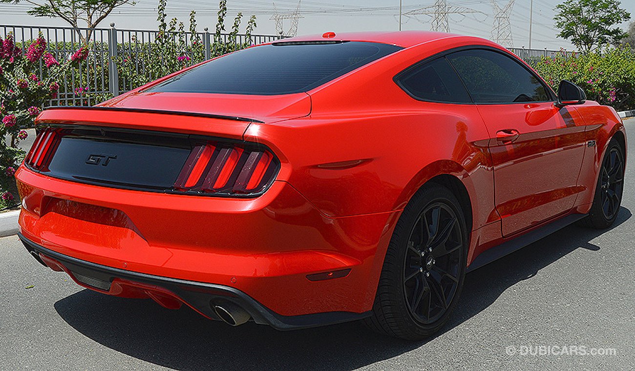 Ford Mustang GT Premium, 5.0 V8 GCC, with Warranty and Service until 2022 (RAMADAN OFFER)