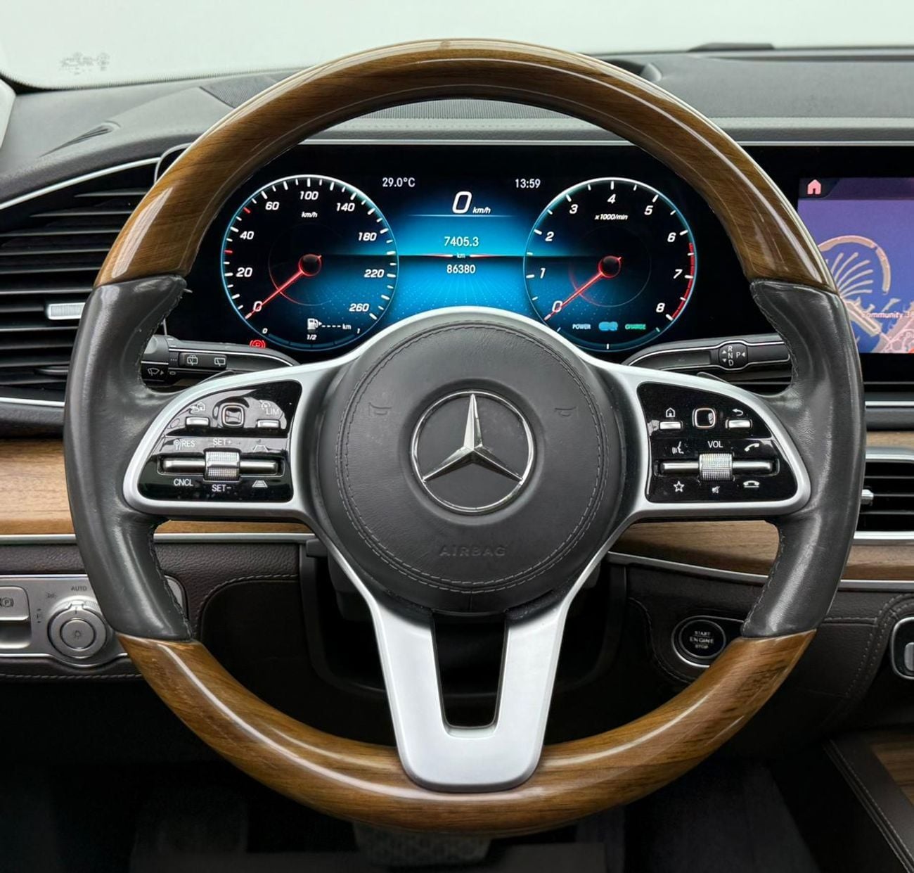 مرسيدس بنز GLE 450 AMG 2020 Mercedes Benz GLE450 AMG 4MATIC, Warranty, Full MB Service History, 7 Seater, GCC