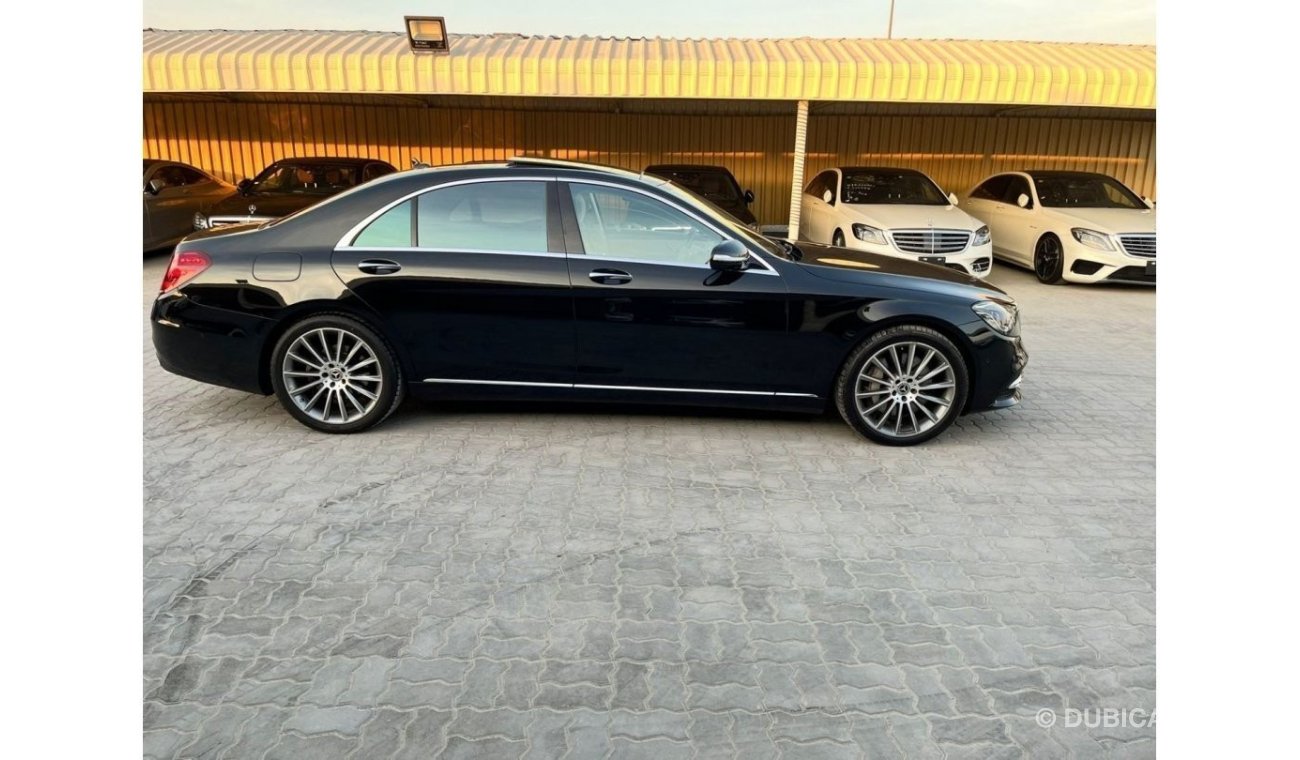 مرسيدس بنز S 400 S400d ديزل وارد اليابان اوراق جمارك  شاسيه طويل 6 سلندر توربو 2019