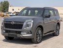 نيسان باترول LE بلاتينيوم سيتي (الخارج: رمادي + سقف أسود، الداخل: عنابي)
