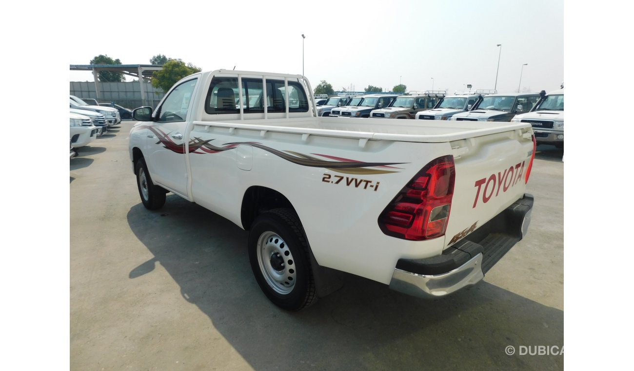 Toyota Hilux Single Cab Pickup 2.7L Petrol 4wd Pwr M/T