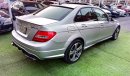 Mercedes-Benz C 300 Imported 2010 model, adapter 63, silver color inside red number one, leather hatch, sensors, alloy w