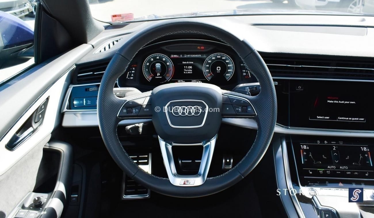 Audi Q8 55 TFSI MHEV Quattro S line V6 3.0L Aut  Local Price (225,000 AED including VAT and Customs )