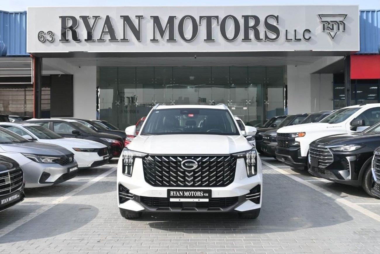 جي إي سي GS 8 GAC GS8 2.0L Turbo, 4WD, 8 Speed AT, 7 Seater, Color White, Model 2024