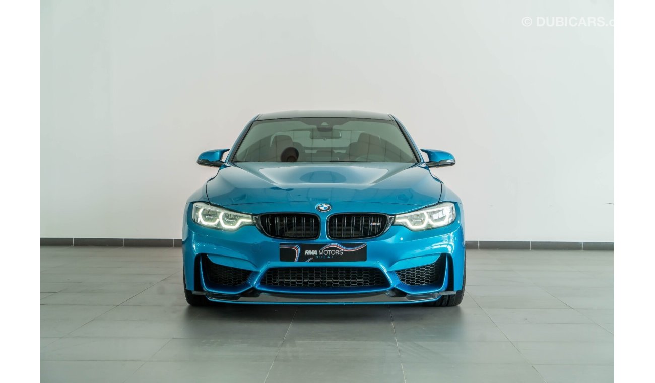 بي أم دبليو M3 2018 BMW M3 Competition Pack / BMW 5 Year Warranty & Service Pack / M-Performance Pack Upgrades, GTS