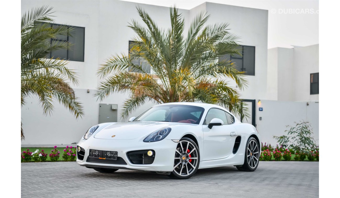 Porsche Cayman S - 2Y Warranty - GCC - AED 2,722 PER MONTH - 0% DOWNPAYMENT