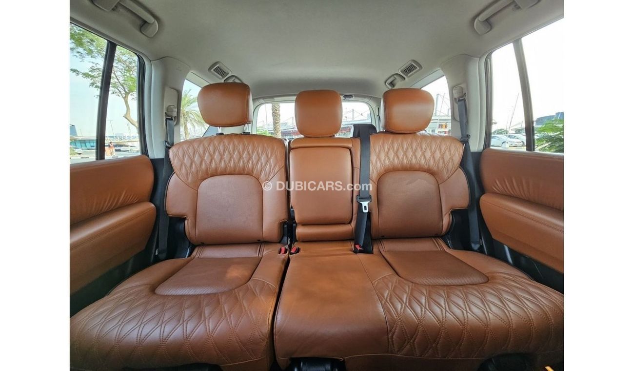Nissan Patrol LE Platinum City NISSAN PATROL PLATINUM V8 2021 GCC SINGLE OWNER WITH AGENCY SERVICE IN MINT CONDITI