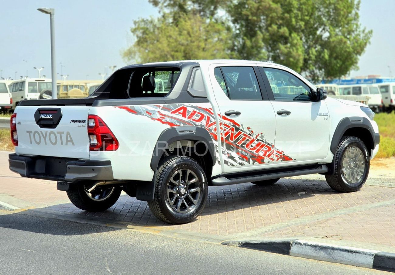 تويوتا هيلوكس HILUX ADVENTURE PETROL 4.0L - FULL WITH COMPRESSOR - WHITE INSIDE BLACK - OMANI