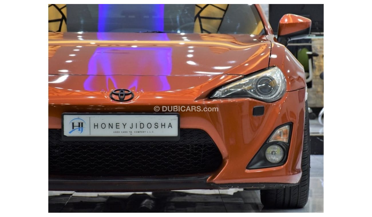 Toyota 86 GTX EXCELLENT DEAL for our Toyota 86 GTX ( 2014 Model ) in Orange Color GCC Specs