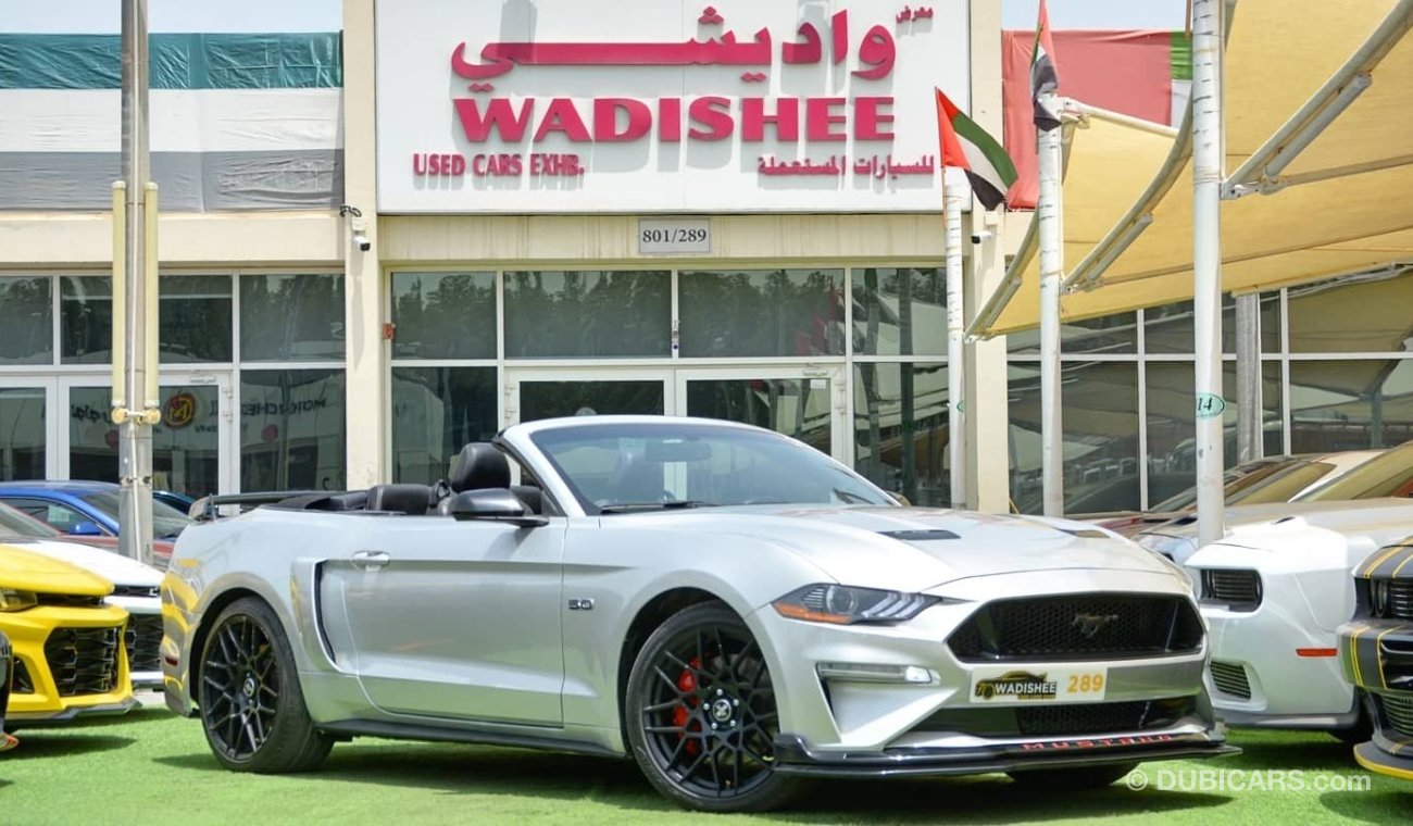 فورد موستانج Mustang GT V8 2019/Convertible/Premium FullOption/Shelby Kit/Low Miles/Very Good Condition