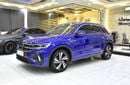 Volkswagen T ROC EXCELLENT DEAL for our Volkswagen T-ROC R-Line ( 2023 Model ) in Blue Color GCC Specs