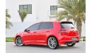 Volkswagen Golf R - Full Option - GCC - AED 1,841 Per Month - 0% DP