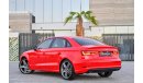 Audi A3 960 PM | 0% Downpayment | Under Warranty | Exceptional Condition!