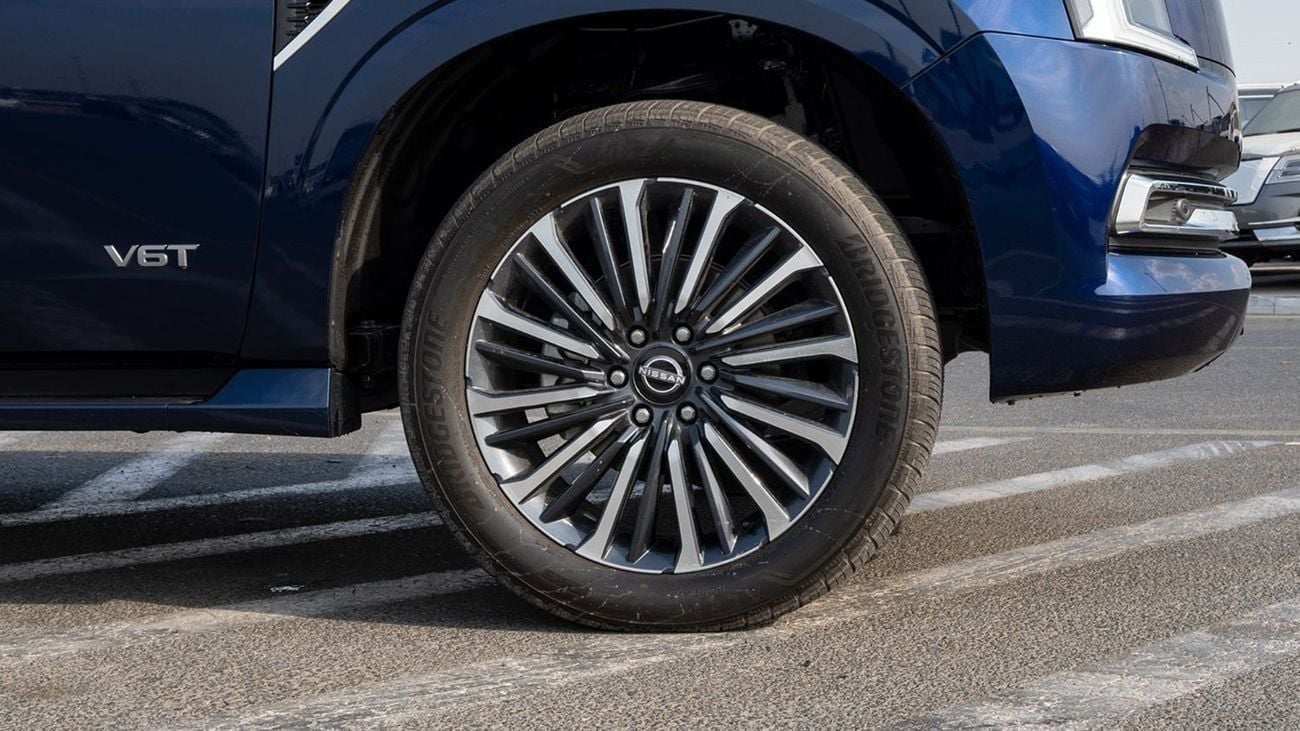 نيسان باترول 2026 Nissan Patrol V6 3.5L Twin Turbo LE Platinum Blue