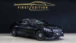 Mercedes-Benz C 200 Coupe GCC 2018 FSH Single Owner Under Warranty