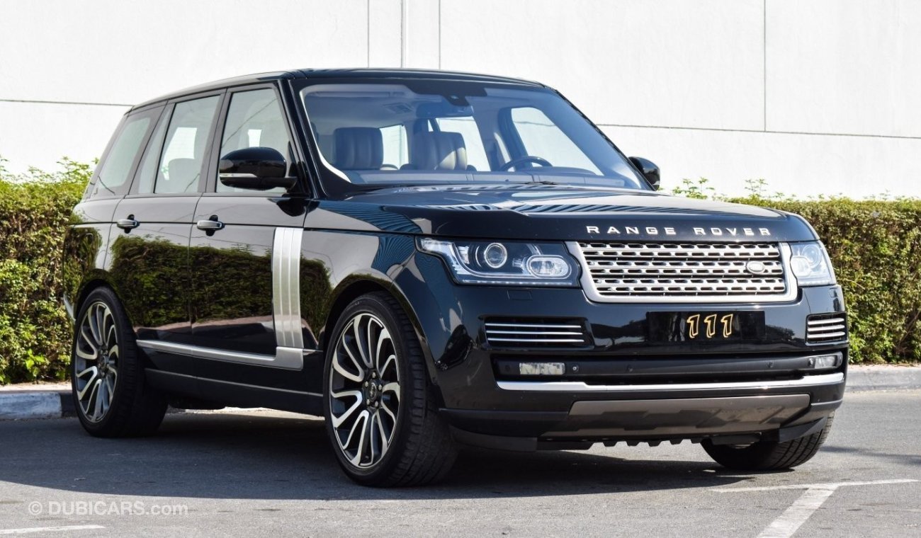 Land Rover Range Rover Vogue SE Supercharged / GCC Specifications