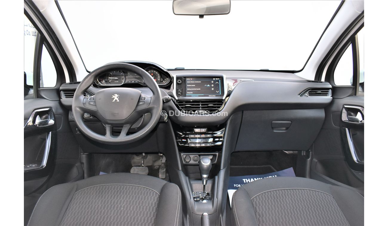Peugeot 208 AED 429 PM | 1.6L ACTIVE GCC DEALER WARRANTY