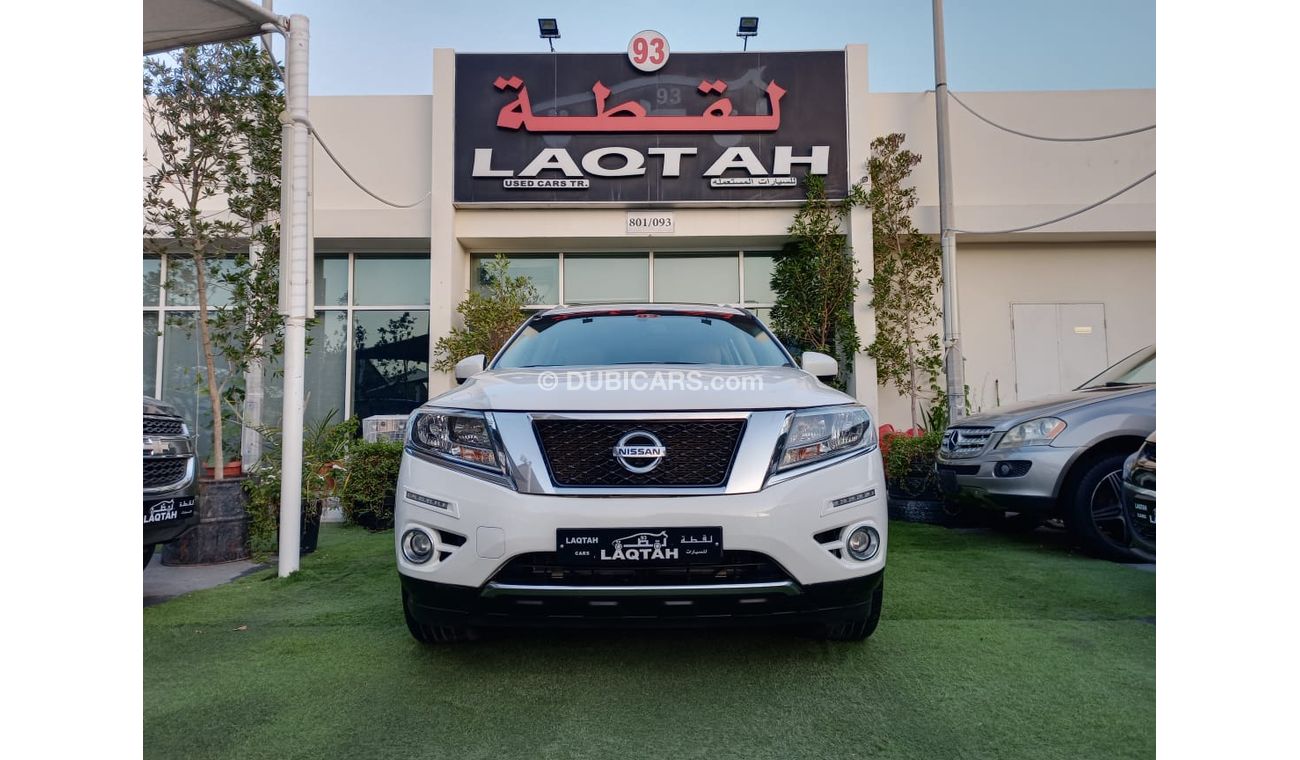 نيسان باثفايندر خليجى موديل 2013 صبغ وكالة بانوراما خمس كاميرات جلد مثبت بحالة ممتازة