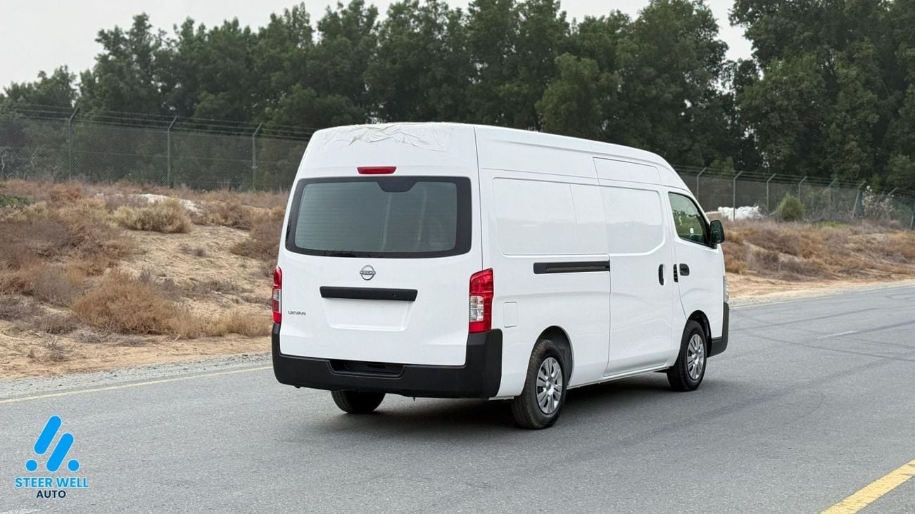 Nissan Urvan HIGH ROOF WIDE BODY 3-Seater Manual (4-Door) NV350 Highroof Delivery Van GCC Manual White