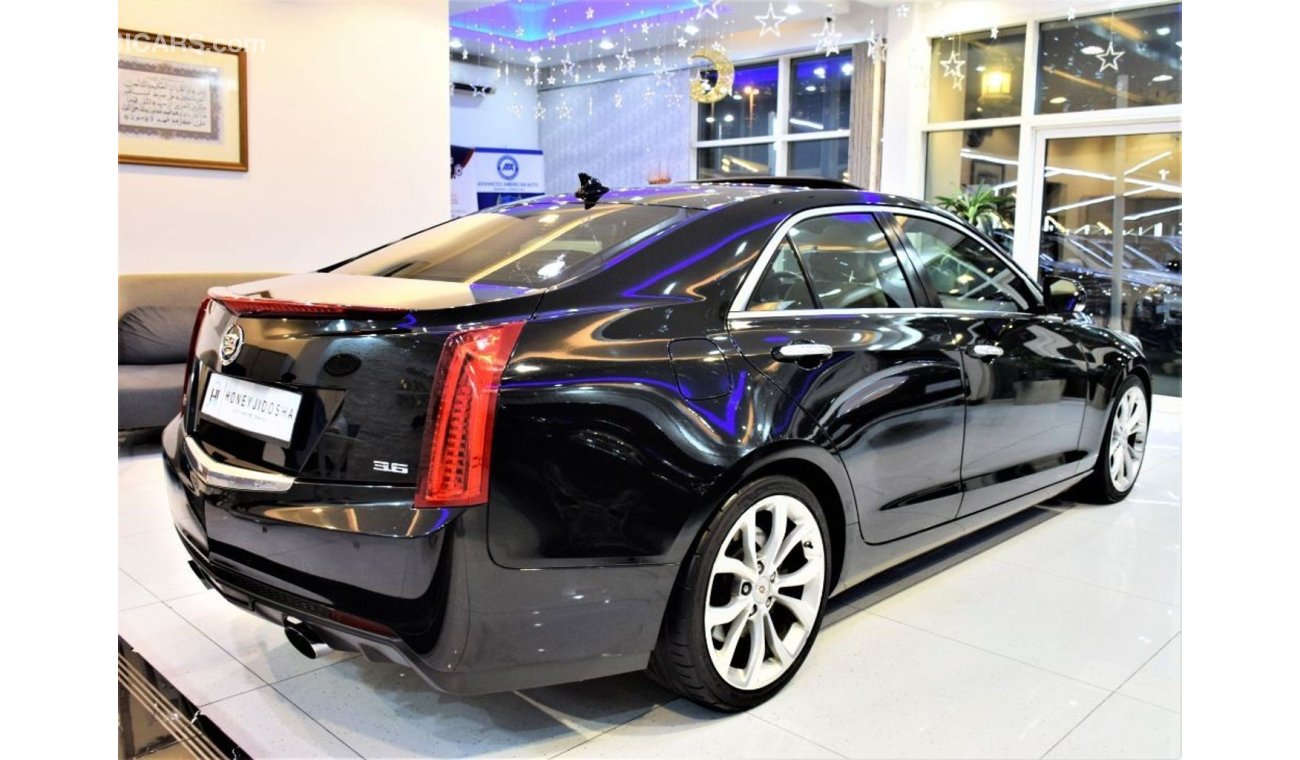 كاديلاك ATS ONLY 59000 KM!! Cadillac ATS 2013 Model! in Black Color! GCC Specs