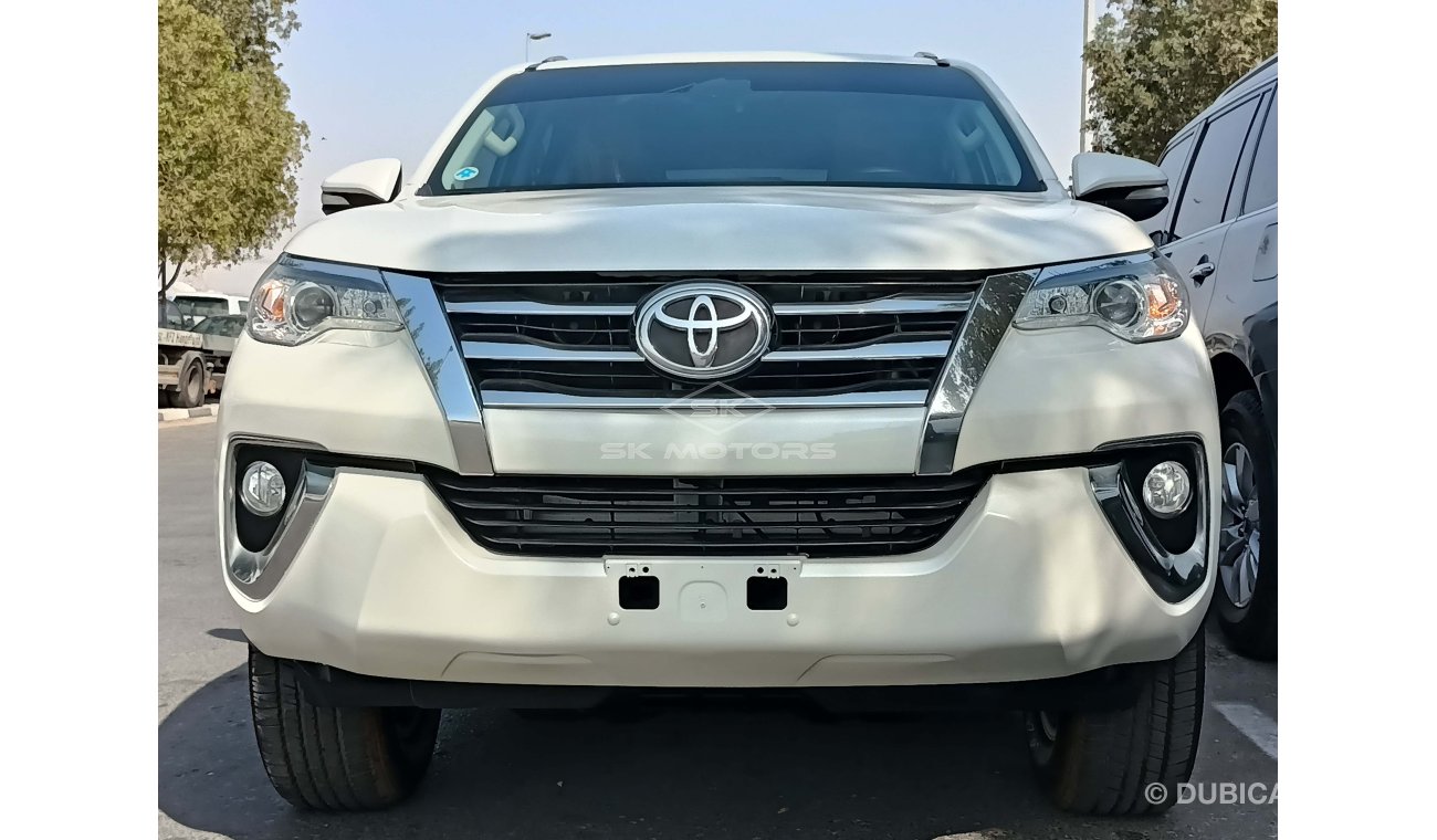 Toyota Fortuner 2.7L, 17" Rims, DRL LED Headlights, Front & Rear A/C, ECO/PWR Mode, Cool Box, Rear Wiper (LOT # 829)